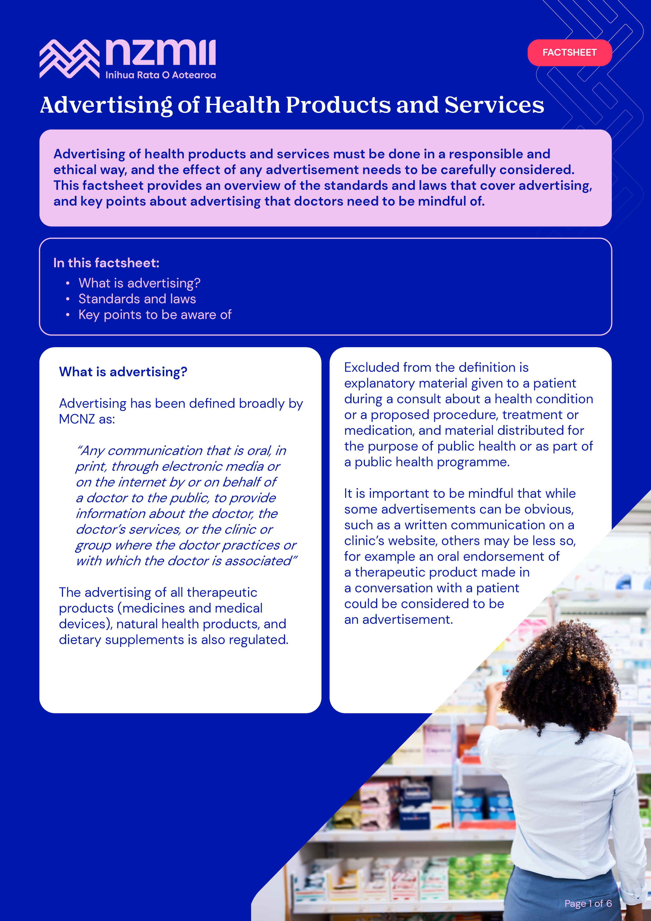 Advertising of Health Products   Factsheet