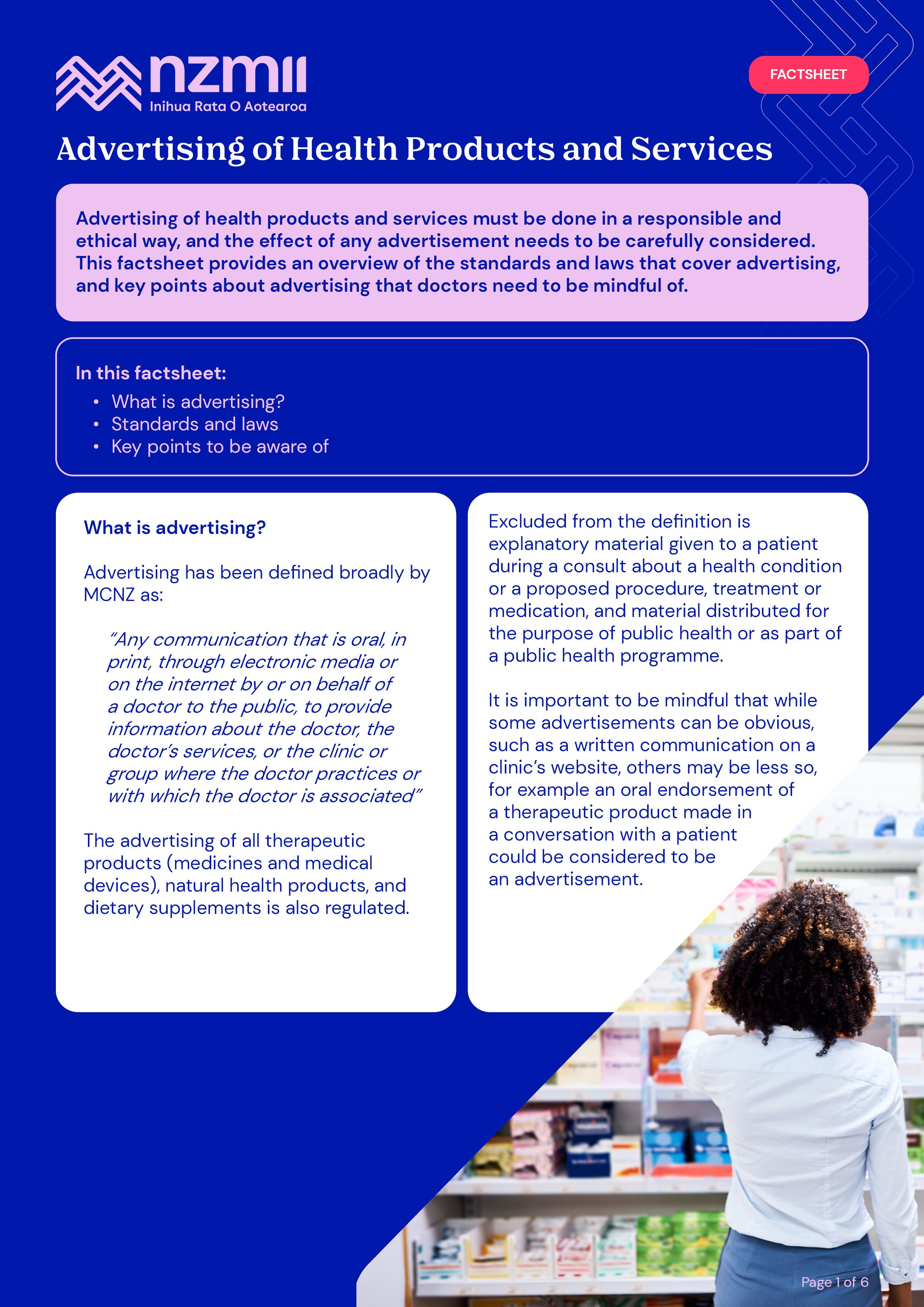 Advertising of Health Products   Factsheet