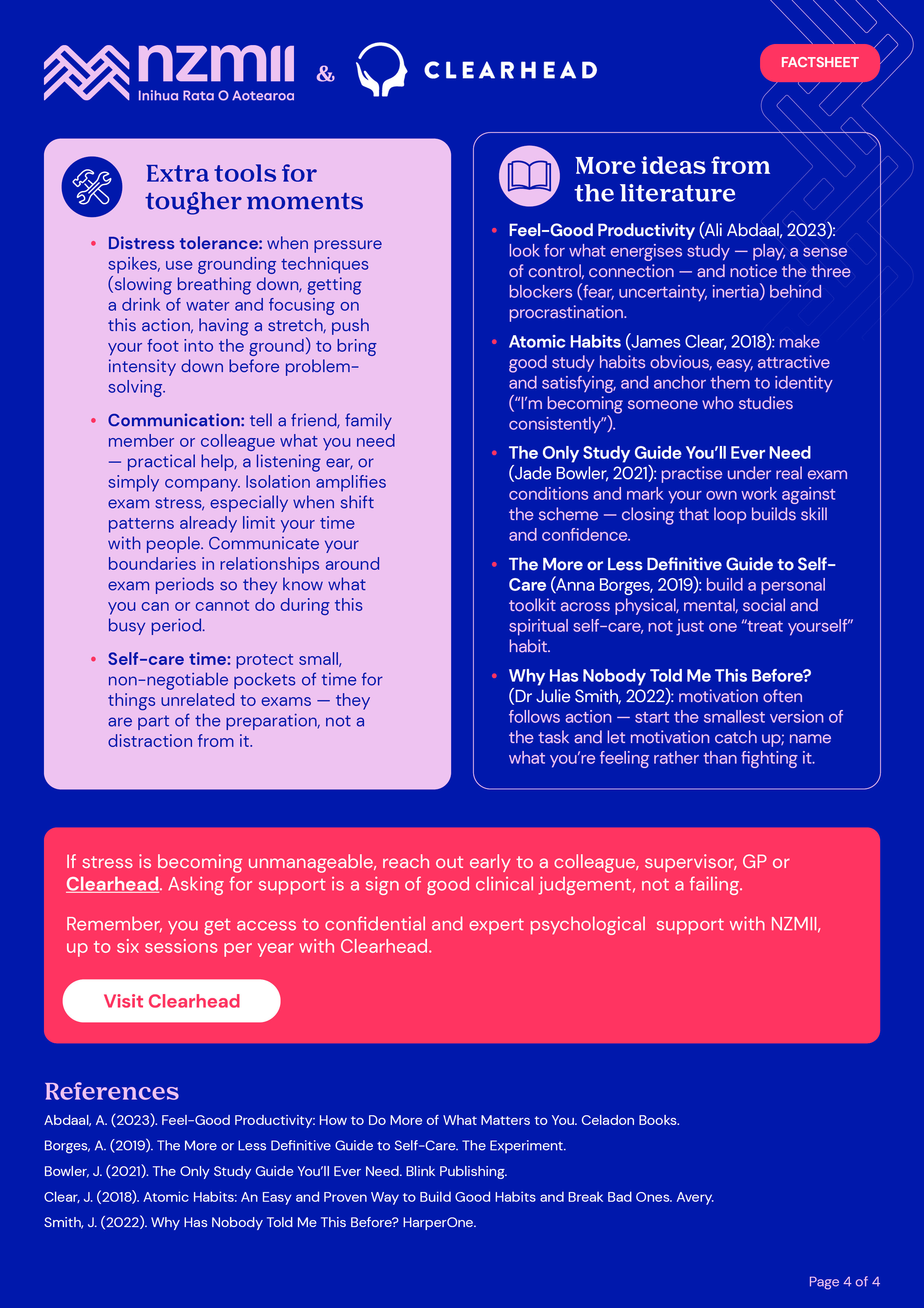 Exam Stress Guide   clearhead X Nzmi I4