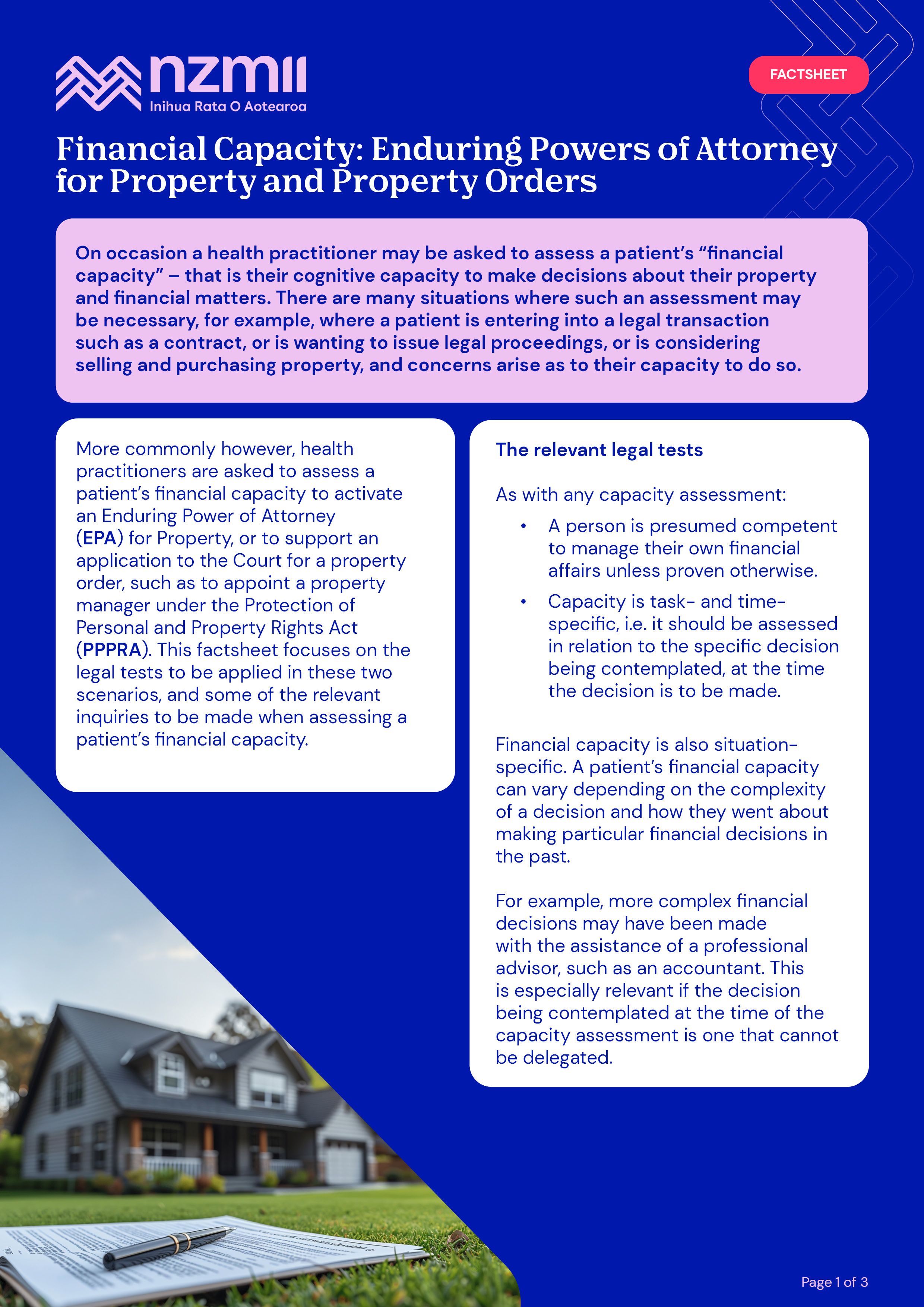 Enduring Powers of Attorney   Ppo   Factsheet